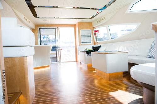 interior of the yacht © xy