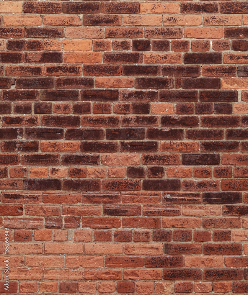 Obraz premium Old Red Brick Wall