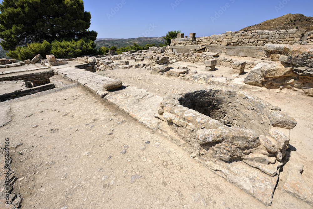 Ruins of the Minoan Palace of Phaistos