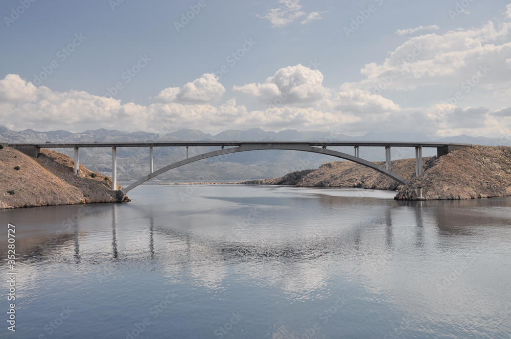 Festungsbrücke, Pag, Kroatien Festungsbrücke, Pag, Kroatien