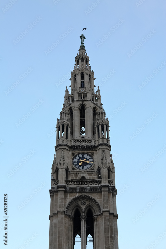 Tower of Vienna's city hall