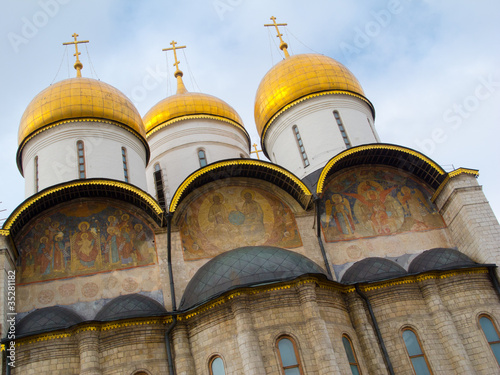 Fragment of exterior of the Assumption cathedral