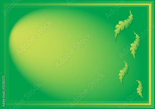 green background