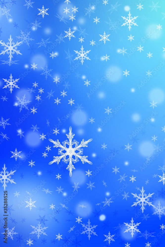 雪の結晶模様 雪の結晶模様