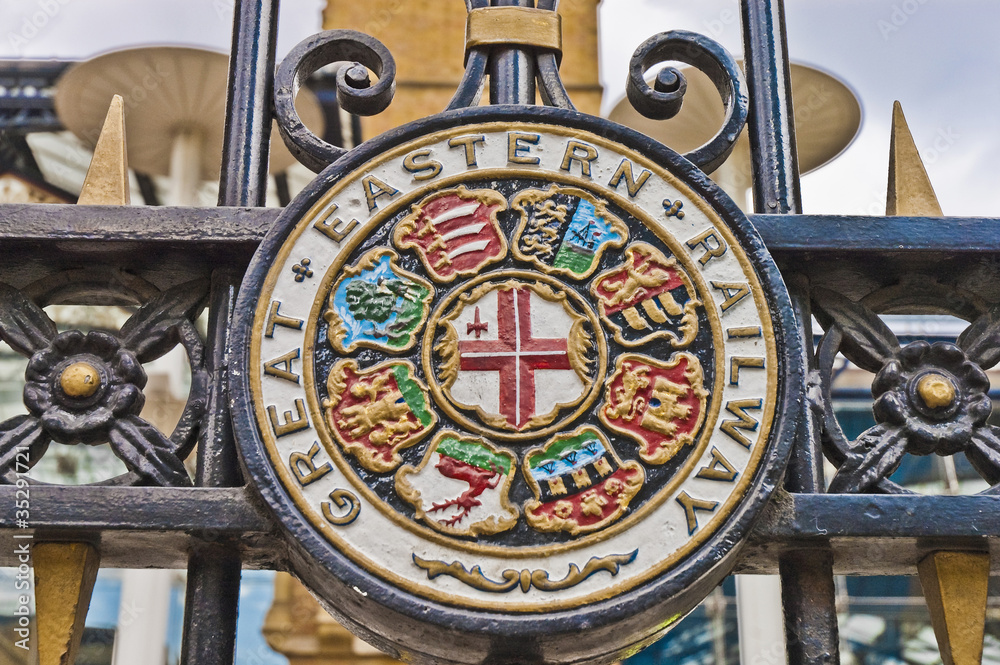 Fototapeta premium Great Eastern Railways detail at London
