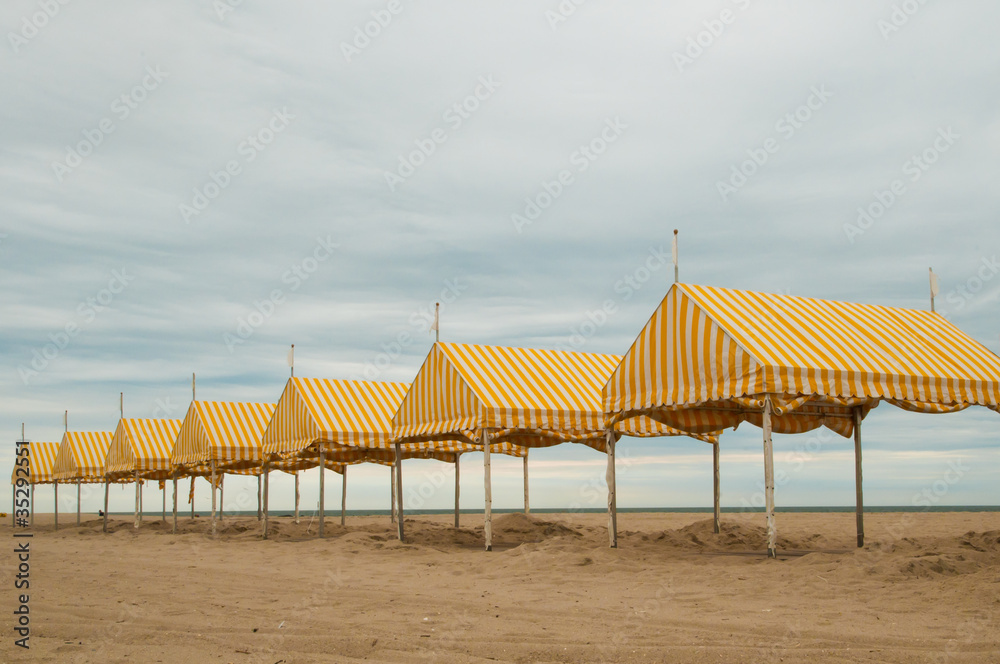 Fototapeta premium Cabanas