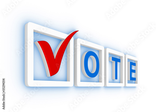 Vote with check mark