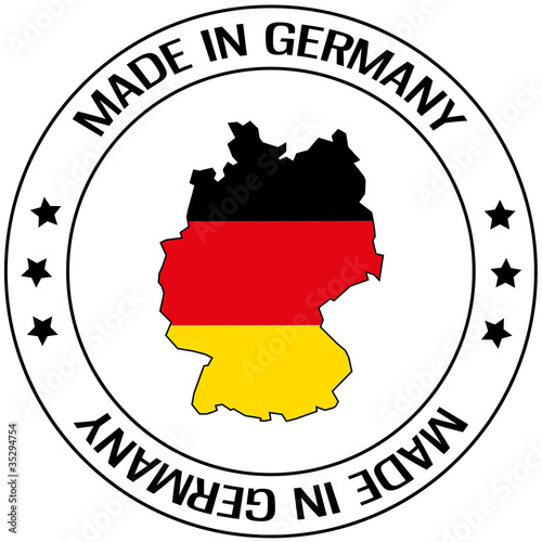 Button made in germany Hergestellt in Deutschland 2