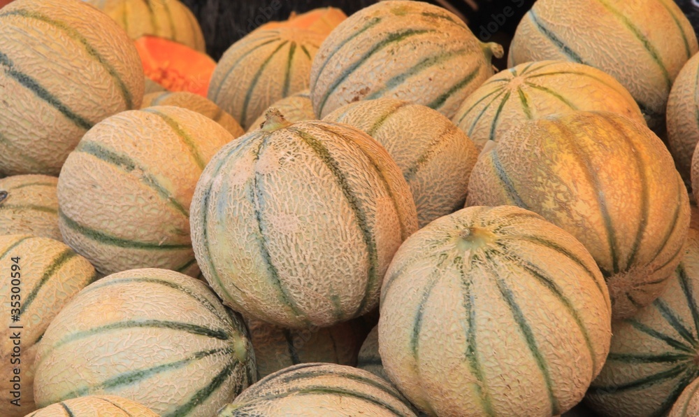 Melons to taste