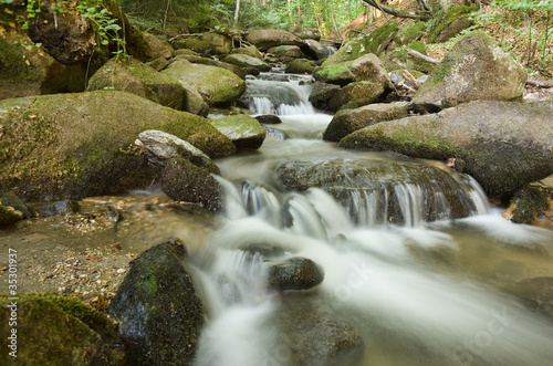 Waterfall, river