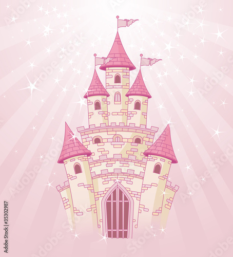 Pink Sky Castle #35302987
