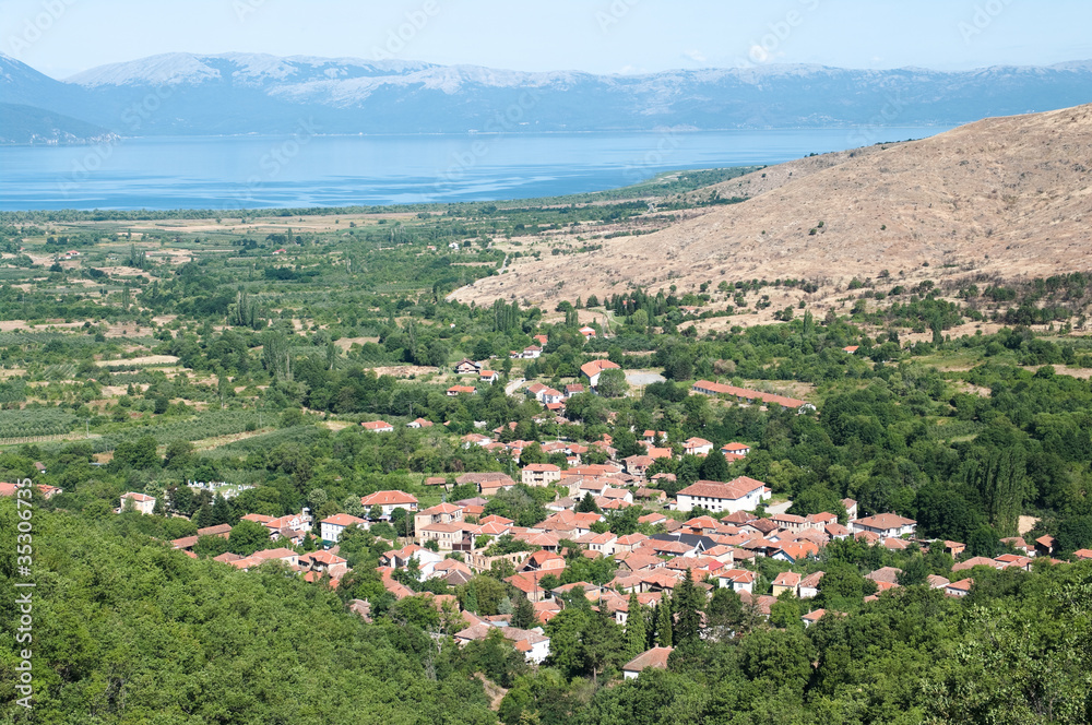 Village in Prespa District of Macedonia Republic