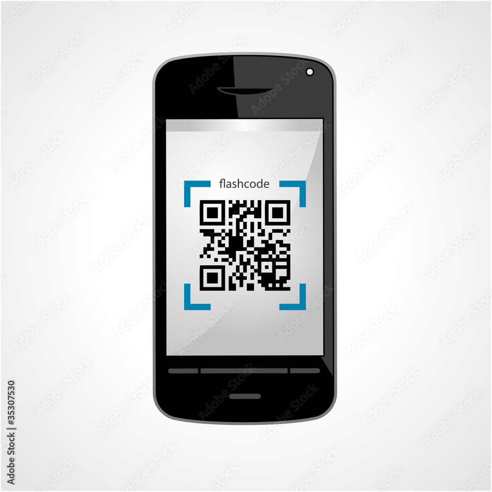 flashcode, qr code, smartphone flashcode, qr code, smartphone