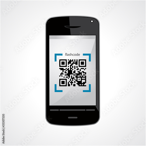 flashcode, qr code, smartphone