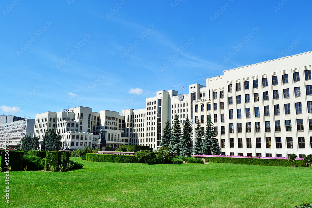 Parliament building in Minsk. Belarus