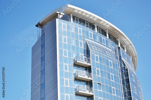 Modern building in Minsk, Belarus