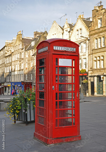 Telephone booth in Edinburgh © Fotoimp