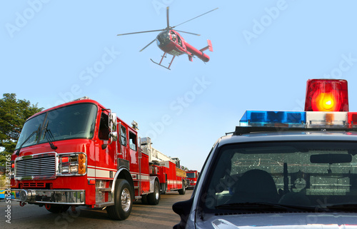 Fire department came on the scene