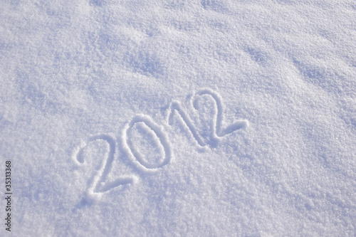 Obraz na płótnie Neujahr 2012