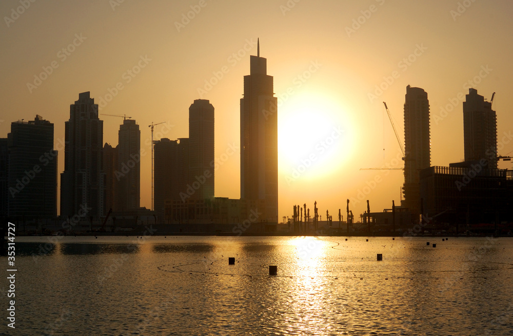 Sunset in Dubai
