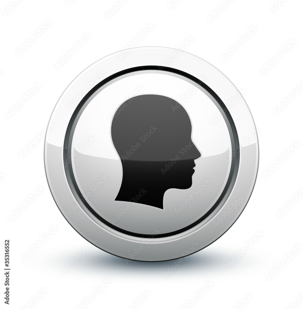 icône homme tête