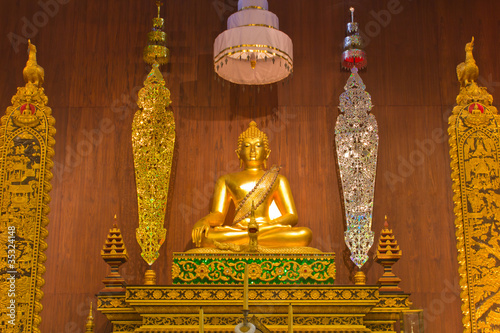 Golden Buddha in Temple