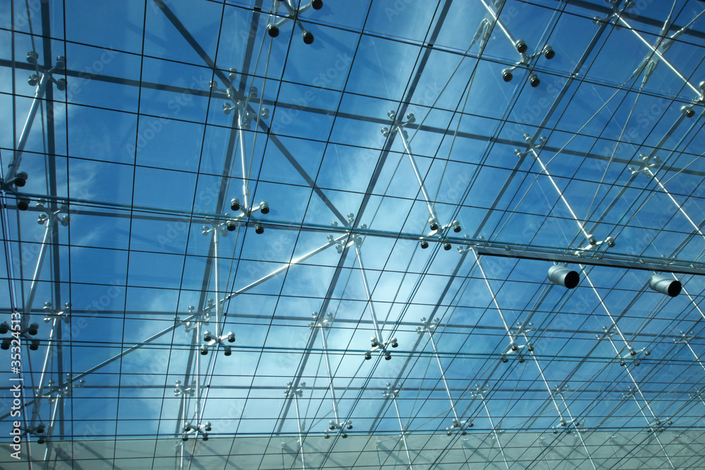 Fototapeta premium glass ceiling