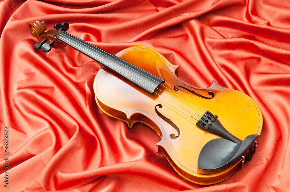 Fototapeta premium Music concept with violin