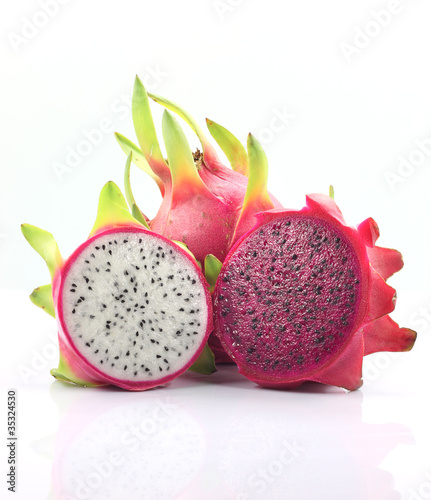 Fresh dragon fruits