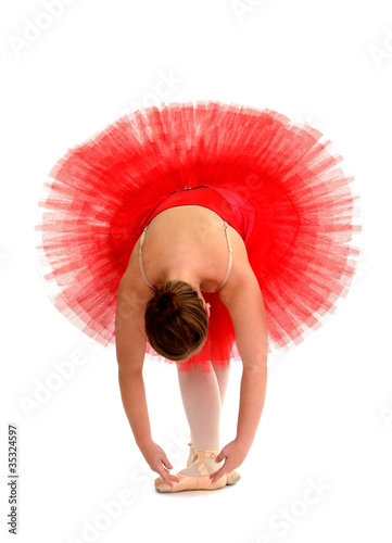 Ballerina in Red Tutu