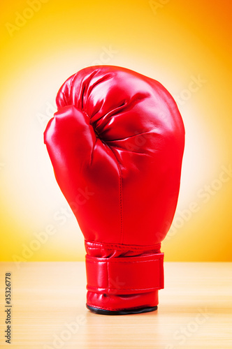 Boxing gloves on the table © Elnur