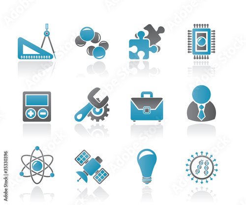 Science and Research Icons - Vector Icon set