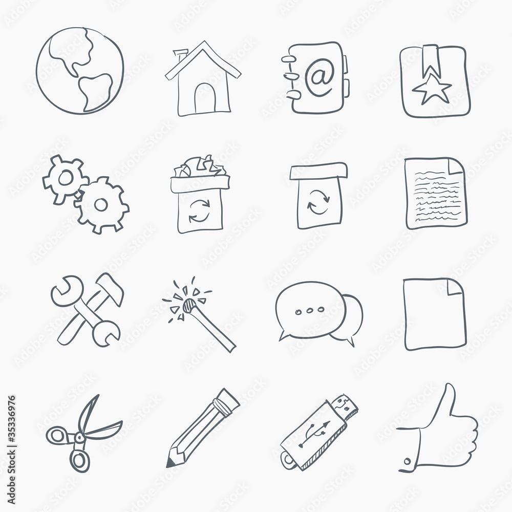 Sketch Icon Set Sketch Icon Set