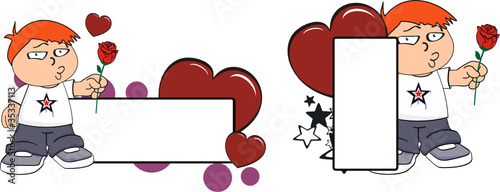 kid cartoon copyspace