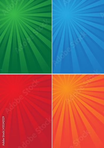 background-colored beams