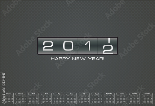 Greeting card for 2011 with bonus calendar