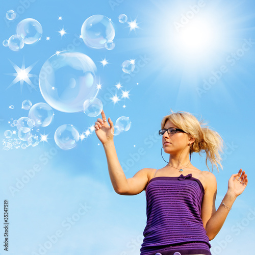 Dreams of the young girl burst as if soap bubbles