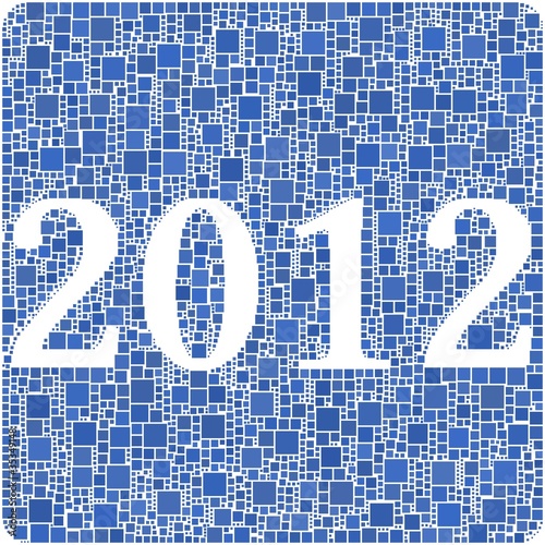 2012 in a mosaic of squares