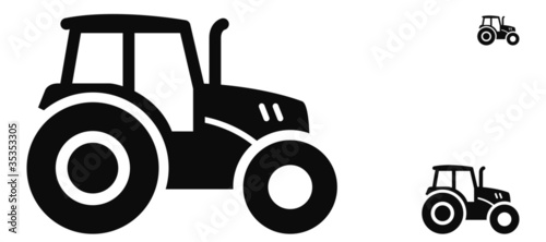 Slika na platnu Tractor