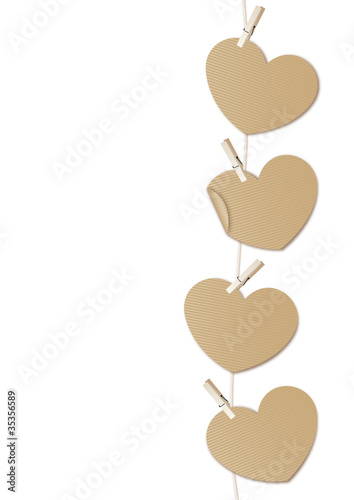 guirlande de coeurs