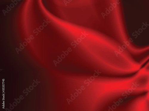 Abstract design red silky background