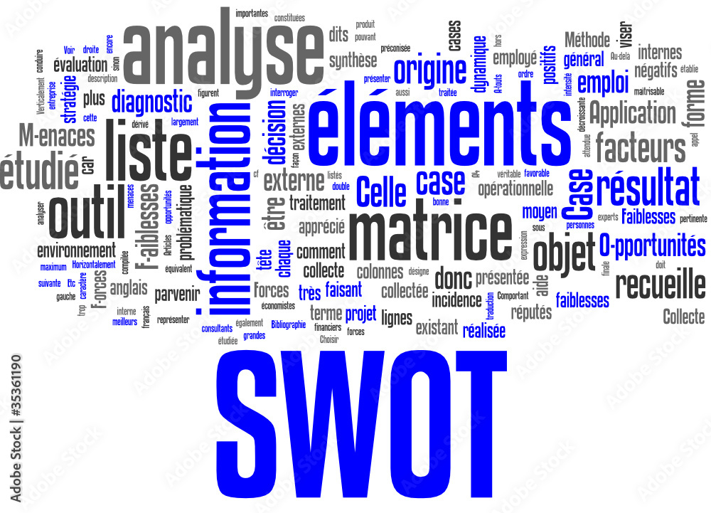 Obraz premium SWOT (analyse SWOT)