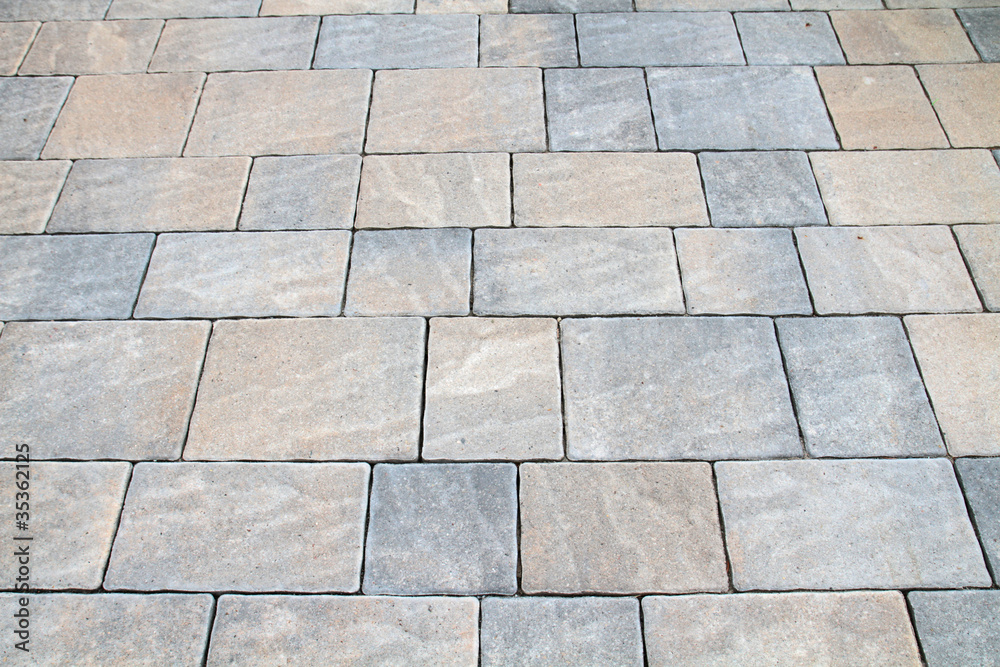 Obraz premium Steinbodenplatten