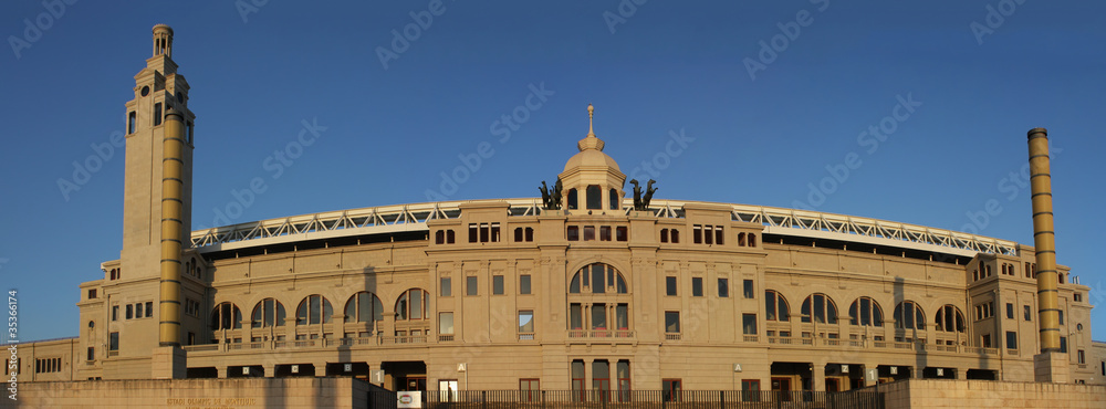 Naklejka premium Olympic stadium in Barcelona