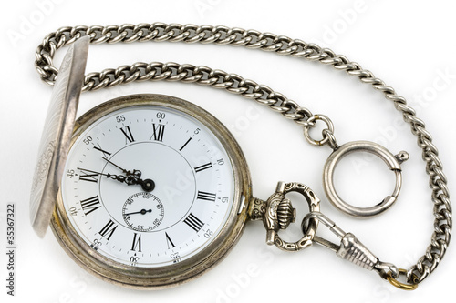 Taschenuhr mit Uhrkette-1