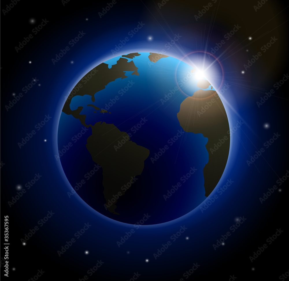 Rising Sun Over The Earth Rising Sun Over The Earth