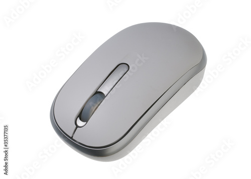 Computer mouse at angle