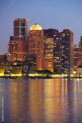 Boston urban buildings