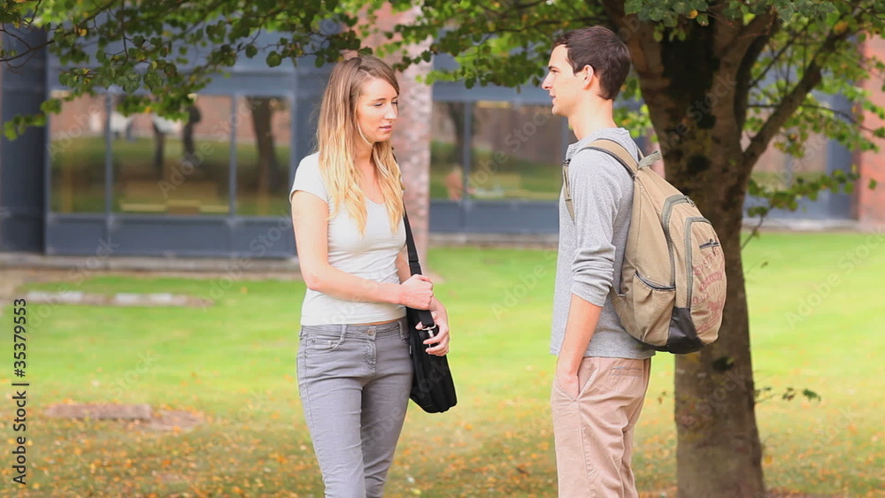 Classmates flirting with each other Classmates flirting with each other