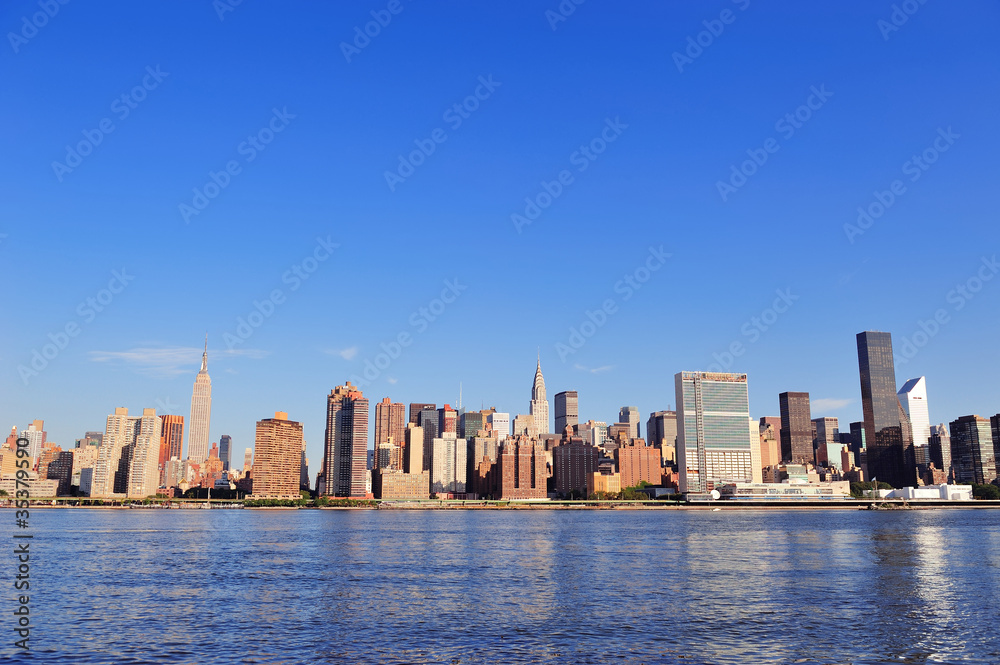 Fototapeta premium Urban city skyline